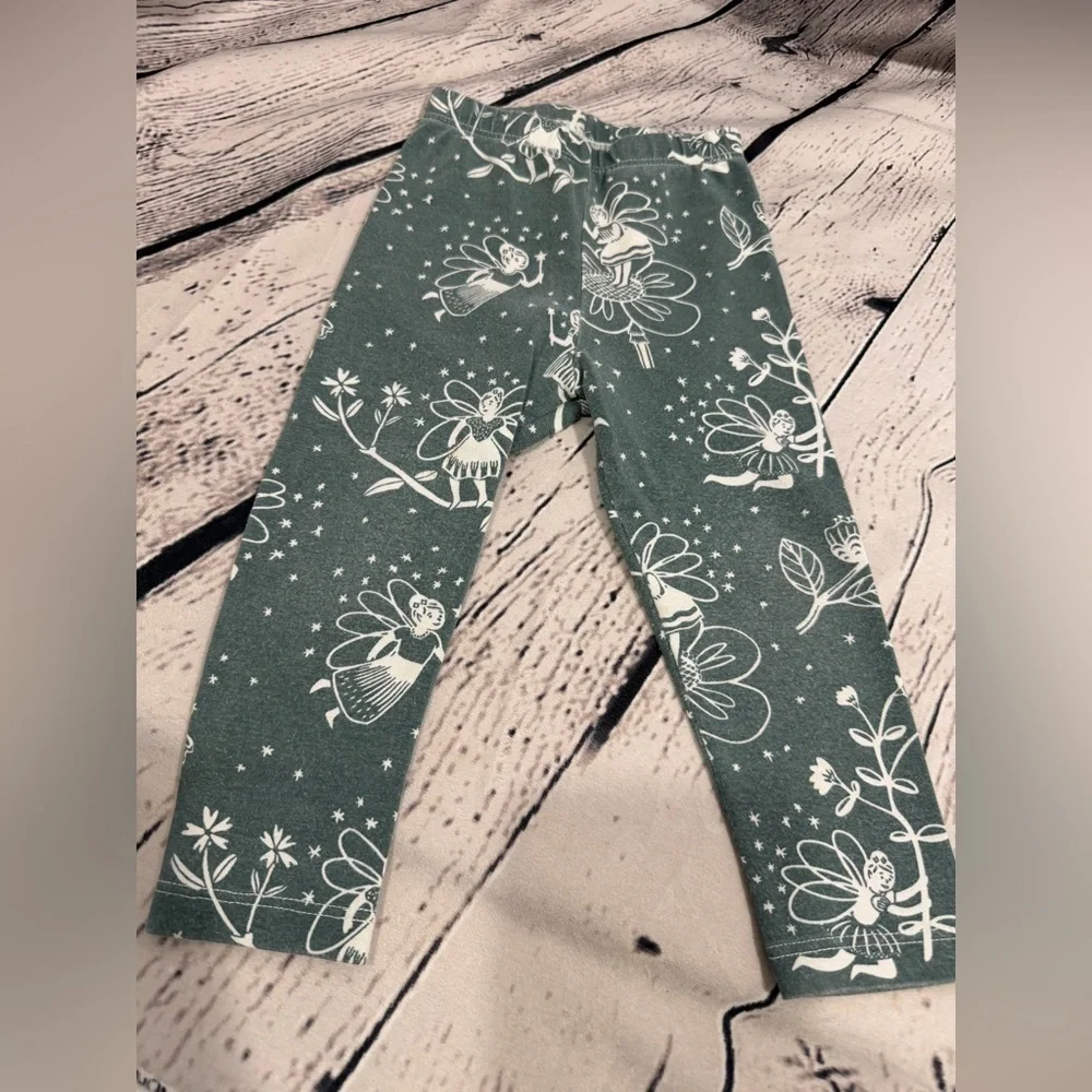 Winter Water Facorty Kids Fairy and Floral Print Leggings Set